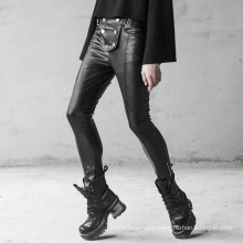 OPK-239 PUNK RAVE black gothic pants tight Pants women tight black leather pants for women